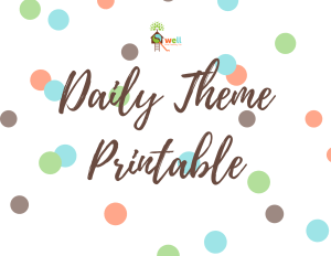 Daily Theme Printable